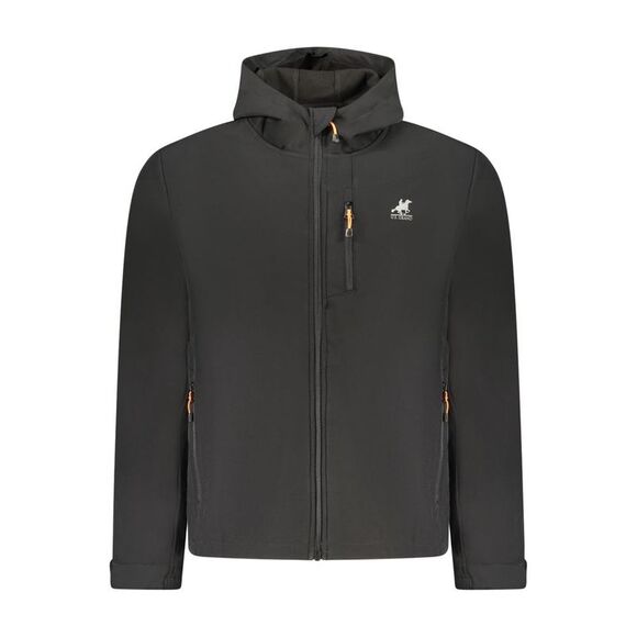 U.S. Grand Black Polyester Mens Men's Jacket